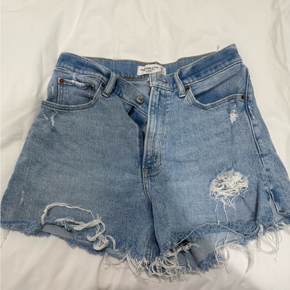 Abercrombie & Fitch Blue Jean Shorts